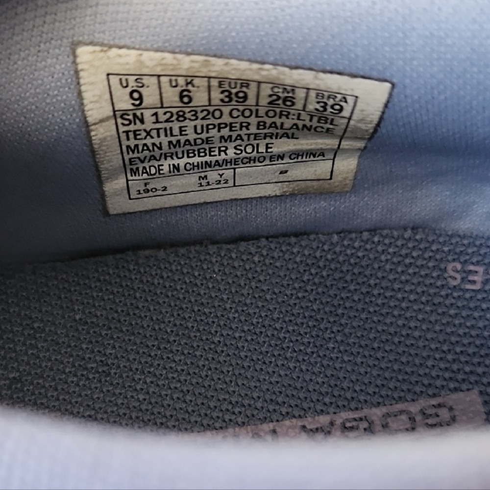Skechers Women's Light Blue Slip-On Sneakers - Picture 12 of 16